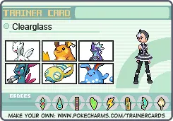 a pokemon card for clearglass. they have togetic, raichu,
                                                               toxtricity, sneasel, dunsparce, and azumarill.