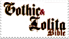 gothic and lolita bible stamp