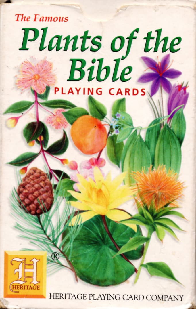 famous plants of the bible playing cards